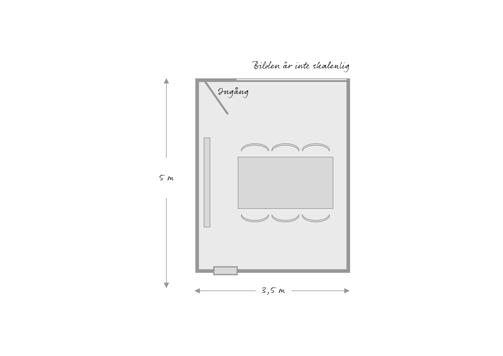 Ritning mötesrum Fairchild